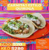 Tacos de carnitas y taquizas a domicilio en Toluca